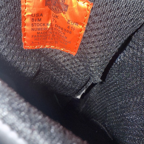 Harley-Davidson Men's Black Lace-Up Boots - Picture 4 of 13